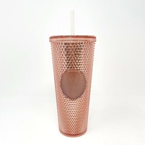 Starbucks Rose Gold Studded Tumbler 24oz NEW